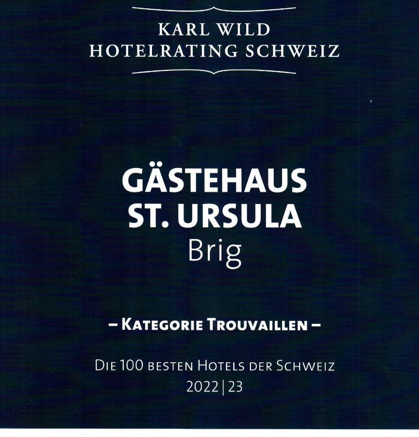 Gaestehaus St. Ursula Brig Eksteriør bilde